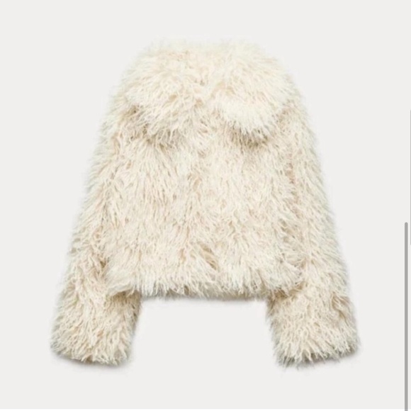 Zara faux fur jacket - Picture 2 of 3